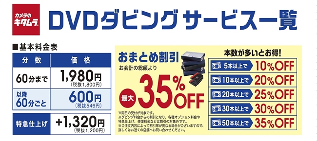 DVDダビングダービス一覧
