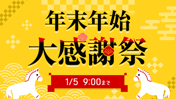 キタムラネットショップ／ネット中古 ｢年末年始大感謝祭｣開催